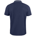Navy - Back - James Harvest Mens Greenville Polo Shirt