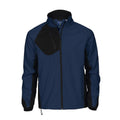 Navy - Front - Projob Mens Soft Shell Jacket