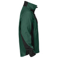 Forest Green - Side - Projob Mens Soft Shell Jacket