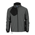 Grey - Front - Projob Mens Soft Shell Jacket