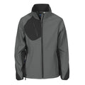 Grey - Front - Projob Womens-Ladies Soft Shell Jacket