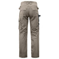 Khaki Brown - Back - Projob Mens Cargo Trousers