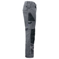 Grey - Side - Projob Mens Cargo Trousers