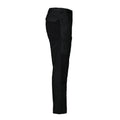 Black - Side - Projob Mens Stretch Cargo Trousers