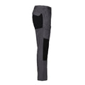 Grey - Side - Projob Mens Stretch Cargo Trousers