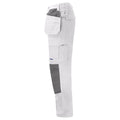 White-Black - Lifestyle - Projob Mens 5530 Contrast Panel Cargo Trousers