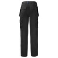 Black - Back - Projob Mens 5530 Contrast Panel Cargo Trousers