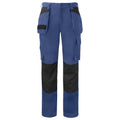 Sky Blue - Front - Projob Mens 5530 Contrast Panel Cargo Trousers