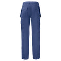 Sky Blue - Back - Projob Mens 5530 Contrast Panel Cargo Trousers