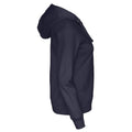 Navy - Side - Cottover Womens-Ladies Full Zip Hoodie