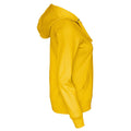 Yellow - Side - Cottover Womens-Ladies Full Zip Hoodie