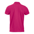 Bright Cerise - Back - Clique Mens Classic Lincoln Polo Shirt