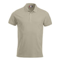 Light Khaki - Front - Clique Mens Classic Lincoln Polo Shirt