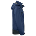 Navy - Side - Projob Mens Waterproof Jacket