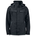 Black - Front - Projob Mens Waterproof Jacket