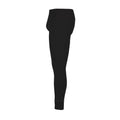 Black - Side - Projob Mens Polyester Long Johns