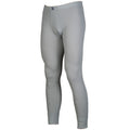 Grey - Front - Projob Mens Polyester Long Johns