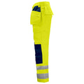 Yellow-Navy - Lifestyle - Projob Mens High-Vis Trousers