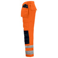 Orange-Black - Lifestyle - Projob Mens High-Vis Trousers