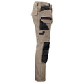 Khaki Brown - Side - Projob Mens Cargo Trousers