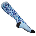 Grey-Yellow-Blue - Back - Womens-Ladies Animal Print Welly Socks (3 Pairs)