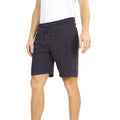 Dark Charcoal Marl - Front - Brave Soul Mens Elasticated Shorts