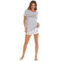 Grey - Back - Slumber Party Womens-Ladies Gin-dependant Woman Short Pyjamas