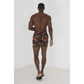 Khaki - Back - Brave Soul Mens Perth Camo Swim Shorts