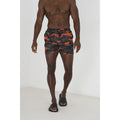 Khaki - Side - Brave Soul Mens Perth Camo Swim Shorts