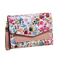 Floral - Front - Forest Floral Contrast Purse