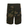 Khaki Camo - Back - Brave Soul Mens River Camo Cargo Shorts