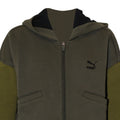 Olive Night - Back - Puma Childrens-Kids Evo Hoodie