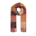 Paprika - Front - Weird Fish Austell Checked Eco Friendly Scarf