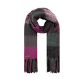 Mulled Wine - Front - Weird Fish Austell Checked Eco Friendly Scarf