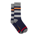 Dark Blue - Back - Weird Fish Mens Melville Walking Socks (Pack of 2)