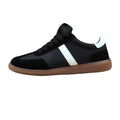 Black - Side - Where's That From Womens-Ladies Pace Contrast Panel Gum Sole Lace Up Trainers