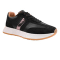 Black-Gun Metal - Back - Where's That From Womens-Ladies Pulse Running Trainers