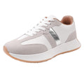 White-Silver - Side - Where's That From Womens-Ladies Pulse Running Trainers