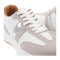 White-Silver - Close up - Where's That From Womens-Ladies Pulse Running Trainers