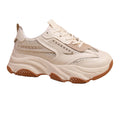 Cream - Front - Where's That From Womens-Ladies Groove Diamante Chunky Trainers