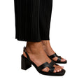 Black - Front - Where's That From Womens-Ladies Stylite Block Heel Sandals