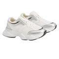 White-Silver - Side - Where's That From Womens-Ladies Hoops Mesh Trainers