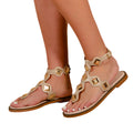 Nude - Back - Where's That From Womens-Ladies Sharyn Studded Ankle Strap Sandals