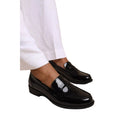 Black - Front - Where's That From Womens-Ladies Houston Slip-on Loafers