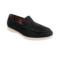 Black - Front - Where's That From Mens Danny Suede Slip-on Loafers