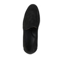 Black - Side - Where's That From Mens Danny Suede Slip-on Loafers