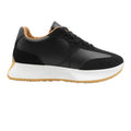 Black - Front - Where's That From Womens-Ladies Metro Suede Running Trainers