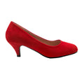 Red - Front - Where's That From Womens-Ladies Shea Low Heel Court Pumps