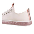 Pink - Back - Where's That From Womens-Ladies Splendor Crystal Trim Trainers