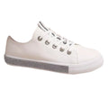 White - Front - Where's That From Womens-Ladies Splendor Crystal Trim Trainers